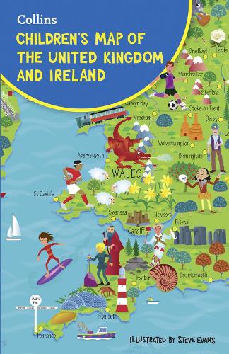 Children's Folded Map of the United Kingdom