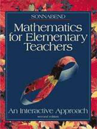 Mathematics for Elementary Teachers