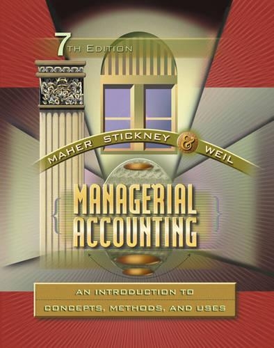 Managerial Accounting