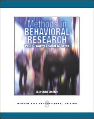 Methods in Behavioral Research