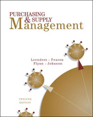 12th International student edition of "Purchasing and Materials Management"