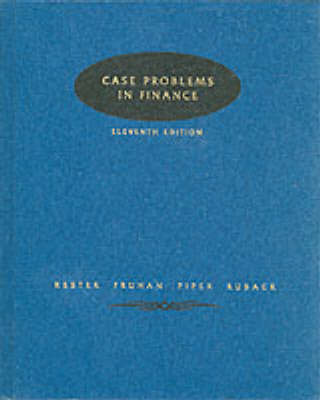 Case Problems in Finance