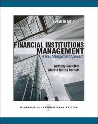 Financial Institutions Management: a Risk Management Approach