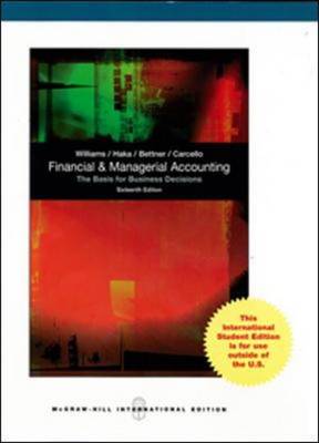 Financial and Managerial Accounting