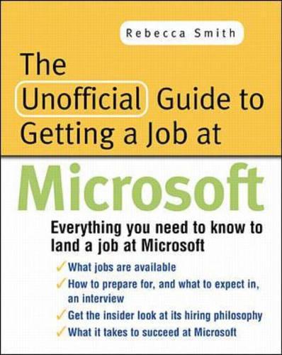 Unofficial Guide on How to Get a Job at Microsoft