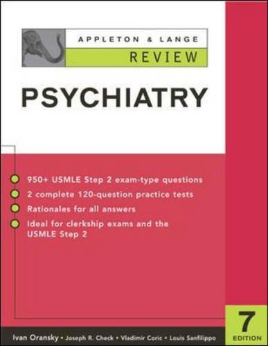 Appleton & Lange Review of Psychiatry