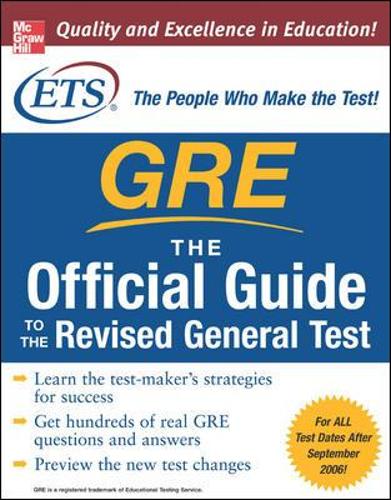 GRE: the Official Guide to the General Test