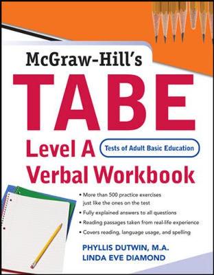 TABE Verbal Workbook: Level A