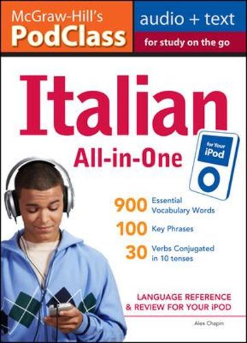 McGraw-Hill's PodClass Italian All-in-One Study Guide (MP3 Disk)