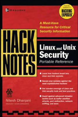 HackNotes Linux and UNIX Security Portable Reference