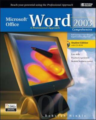 Microsoft Office Word 2003: A Professional Approach