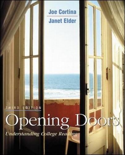 Opening Doors Book Alone