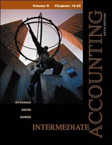 Intermediate Accounting
