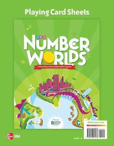 Number Worlds Level A, Playing Card Sheets