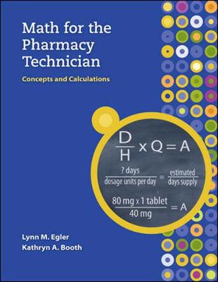MP Math for the Pharmacy Technician with Student CD-ROM