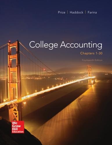 College Accounting ( Chapters 1-30)