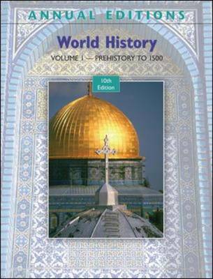 World History: Prehistory to 1500 v. 1