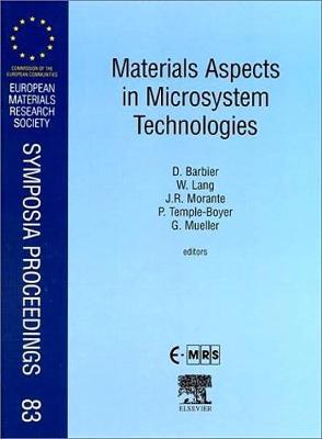 Materials Aspects in Microsystem Technologies Volume 83