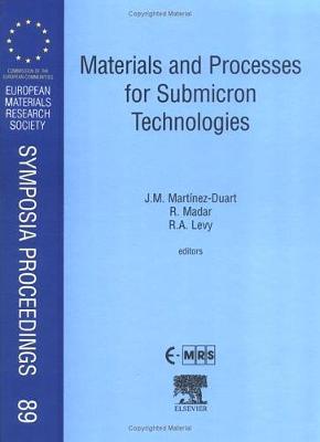 Materials and Processes for Submicron Technologies Volume 89