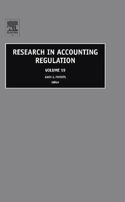 Research in Accounting Regulation: Volume 19