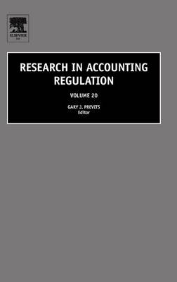 Research in Accounting Regulation: Volume 20