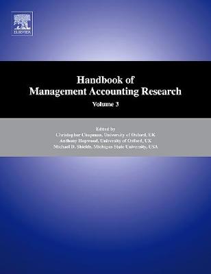 Handbook of Management Accounting Research Volume 3