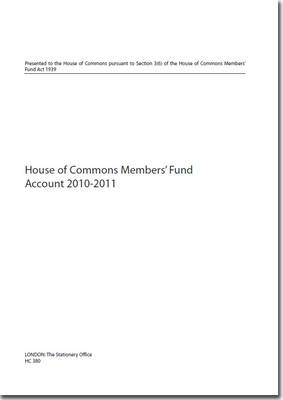 House of Commons Members' Fund account 2010-2011