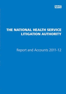 The National Health Service Litigation Authority report and accounts 2011-12