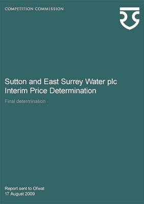 Sutton and East Surrey Water plc interim price determination, final determination
