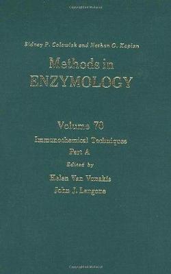 Immunochemical Techniques, Part A Volume 70