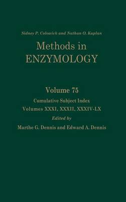 Cumulative Subject Index, Volumes 31, 32 and 34-60: Volume 75
