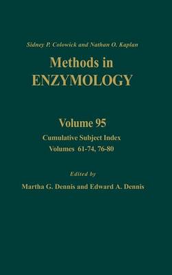 Cumulative Subject Index, Volumes 61-74, 76-80 Volume 95