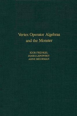 Vertex Operator Algebras and the Monster Volume 134
