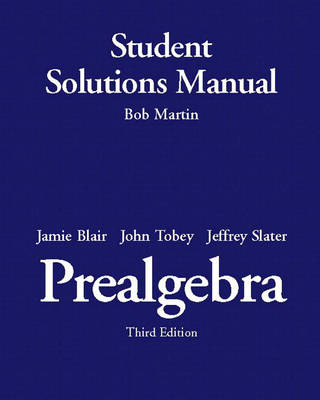Prealgebra: Student Solutions Manual