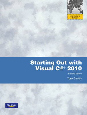Starting Out with Visual C# 2010