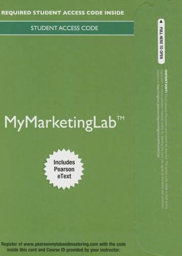 MyLab Marketing with Pearson eText -- Access Card -- for Marketing