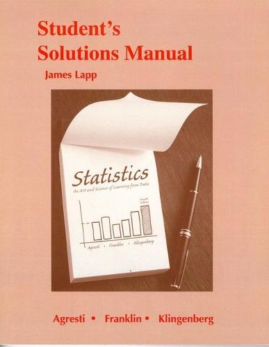 Student's Solutions Manual for Statistics