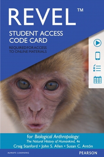 Revel Access Code for Biological Anthropology
