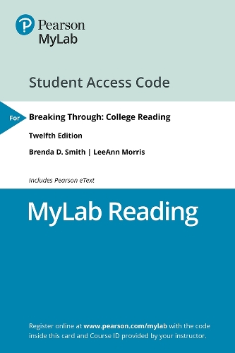 MyLab Reading with Pearson eText -- Access Card -- for Breaking Through