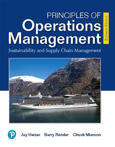 Principles of Operations Management