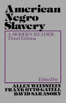 American Negro Slavery