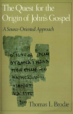 The Quest for the Origin of John's Gospel