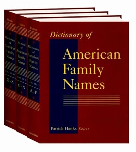 Dictionary of American Family Names
