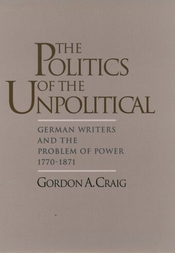 The Politics of the Unpolitical