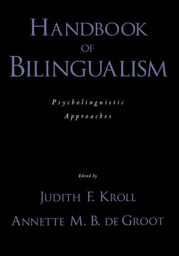 Handbook of Bilingualism