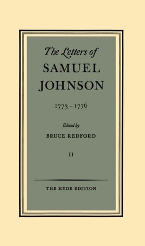 The Letters of Samuel Johnson: Volume II: 1773-1776