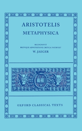 Aristotle Metaphysica