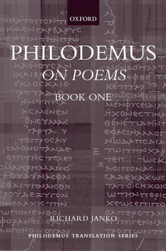 Philodemus: On Poems, Book 1