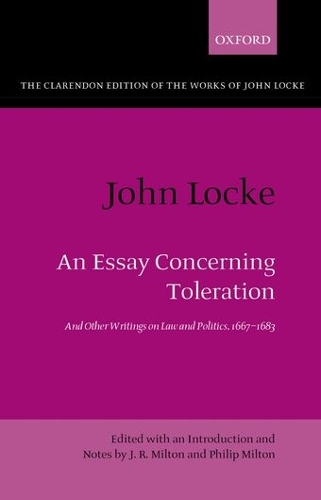 John Locke: An Essay concerning Toleration