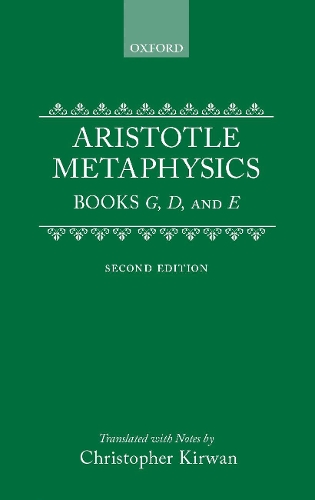 Metaphysics: Books gamma, delta, and epsilon